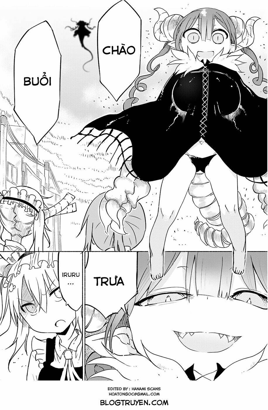 cuộc sống trả ơn của nàng rồng tohru! chapter 30: tooru và truy tìm thủ phạm. - Trang 2